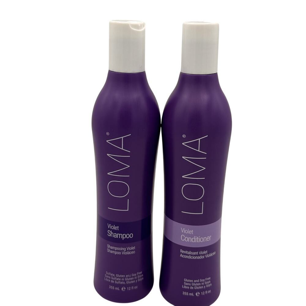 Loma Hair Care Violet Duo: Shampoo and Conditioner 24 fl oz